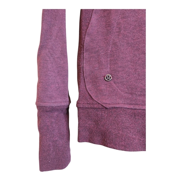 Lululemon Cozy Cuddle Up Jacket Heathered Bordeaux Drama / Bordeaux Drama - Picture 9 of 13